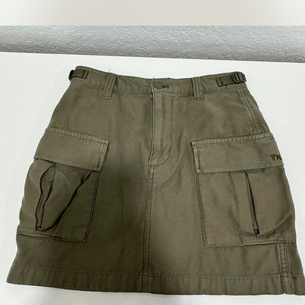 TNA Khaki Utility Skirt